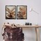 Stupell Industries Brown Tropical Palm Plants 2pc Floater Framed Canvas Wall Art Set Design by Jacob Q